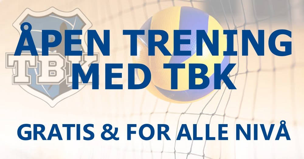 Åpen trening med TBK: gratis og for alle nivå